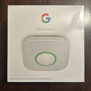 Brand new in box, still sealed Google Nest Smoke and Carbon Monoxide alarm